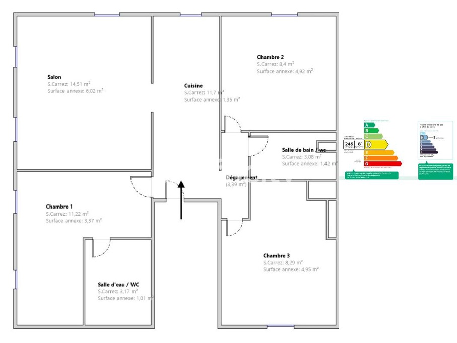Achat immobilier Appartement 4 pièces  90m2 à Aix-en-Provence (13290) - Photo n°4