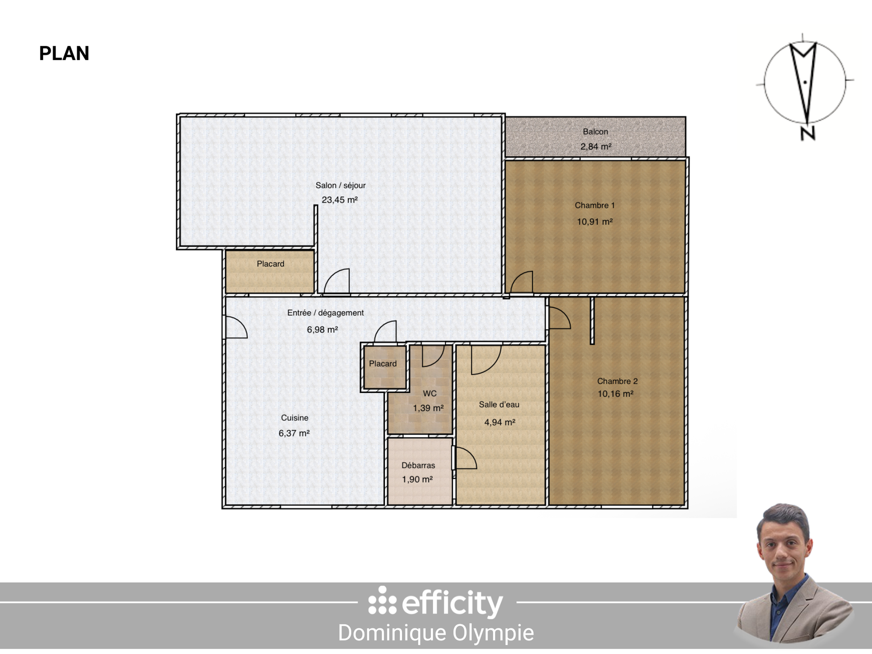 Achat immobilier Appartement 4 pièces  65m2 à Saint-Brieuc (22000) - Photo n°10