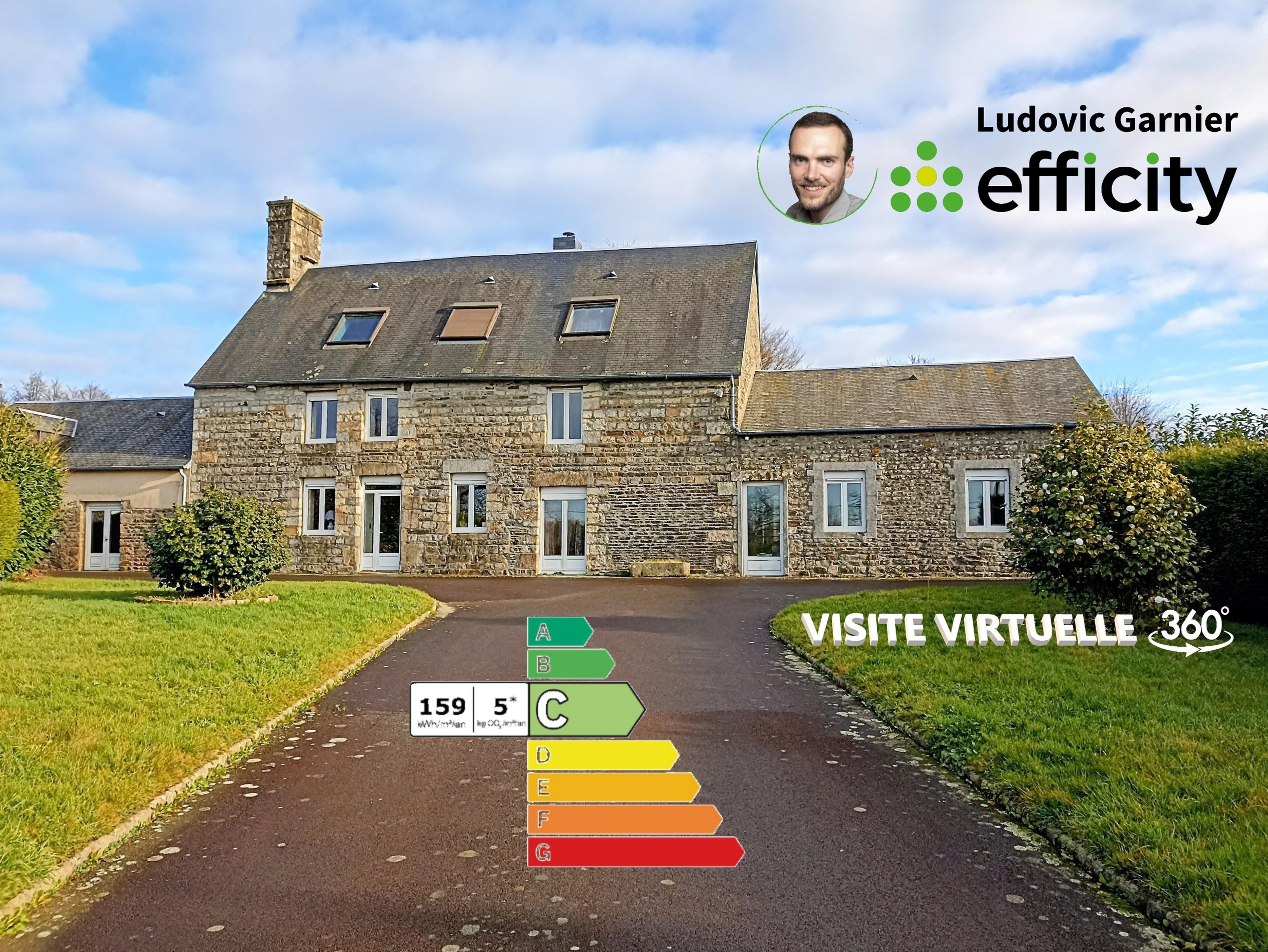 Achat immobilier Maison 6 pièces  185m2 à Ger (50850) - Photo n°1