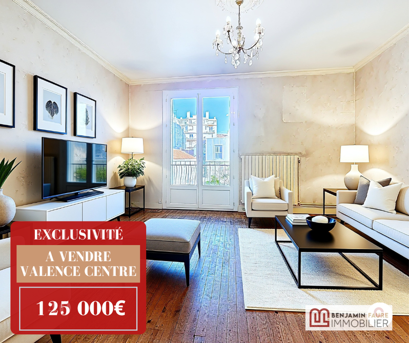 Achat immobilier Appartement 4 pièces  77m2 à Valence (26000) - Photo n°1