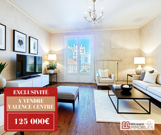 appartement 4 pièces - 77m2 à Valence (26000)