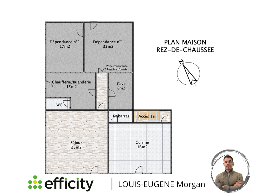 Achat immobilier Maison 5 pièces  100m2 à Bernac (16700) - Photo n°18