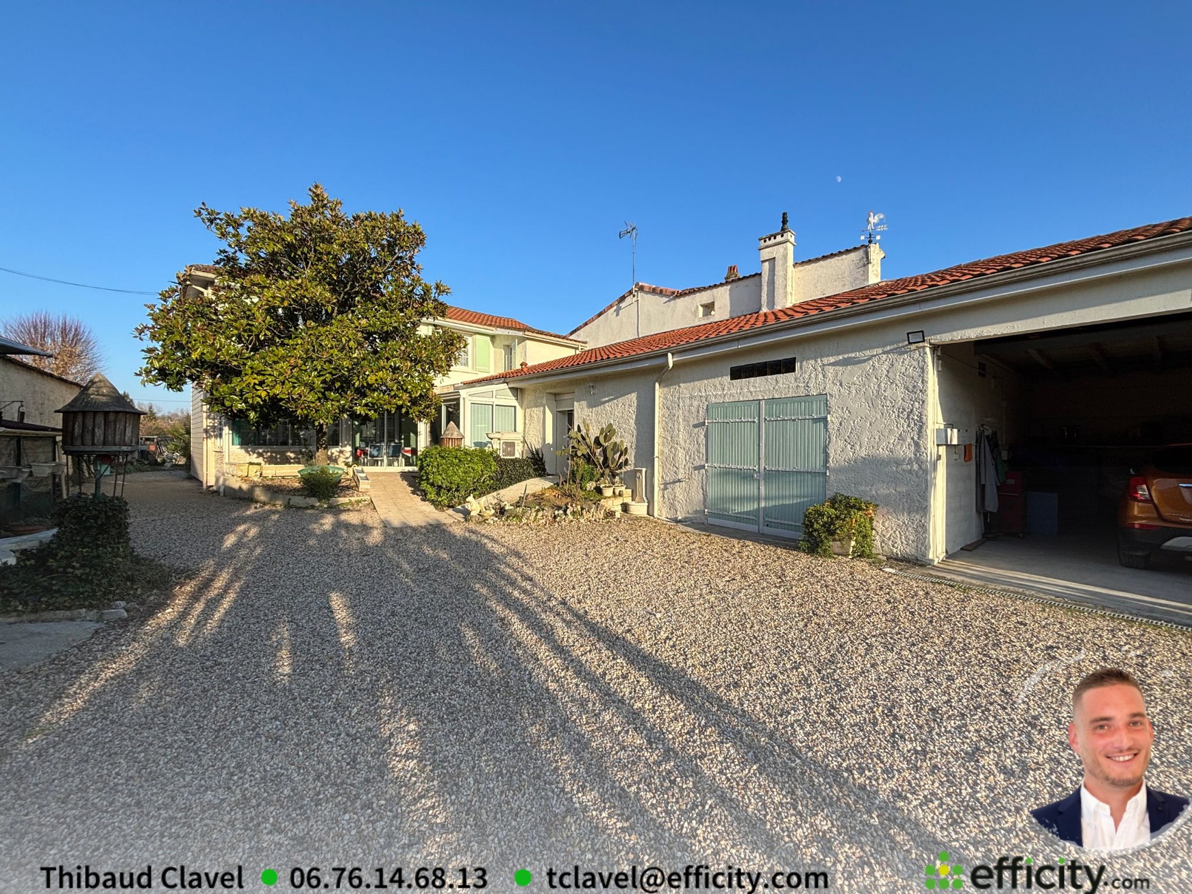 Achat immobilier Maison 7 pièces  196m2 à Gensac-la-Pallue (16130) - Photo n°1