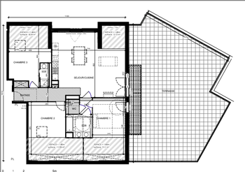 appartement 4 pièces - 127m2 à Toulouse (31200)