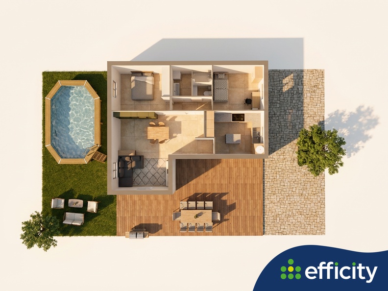 maison 3 pièces - 70m2 à La Ciotat (13600)