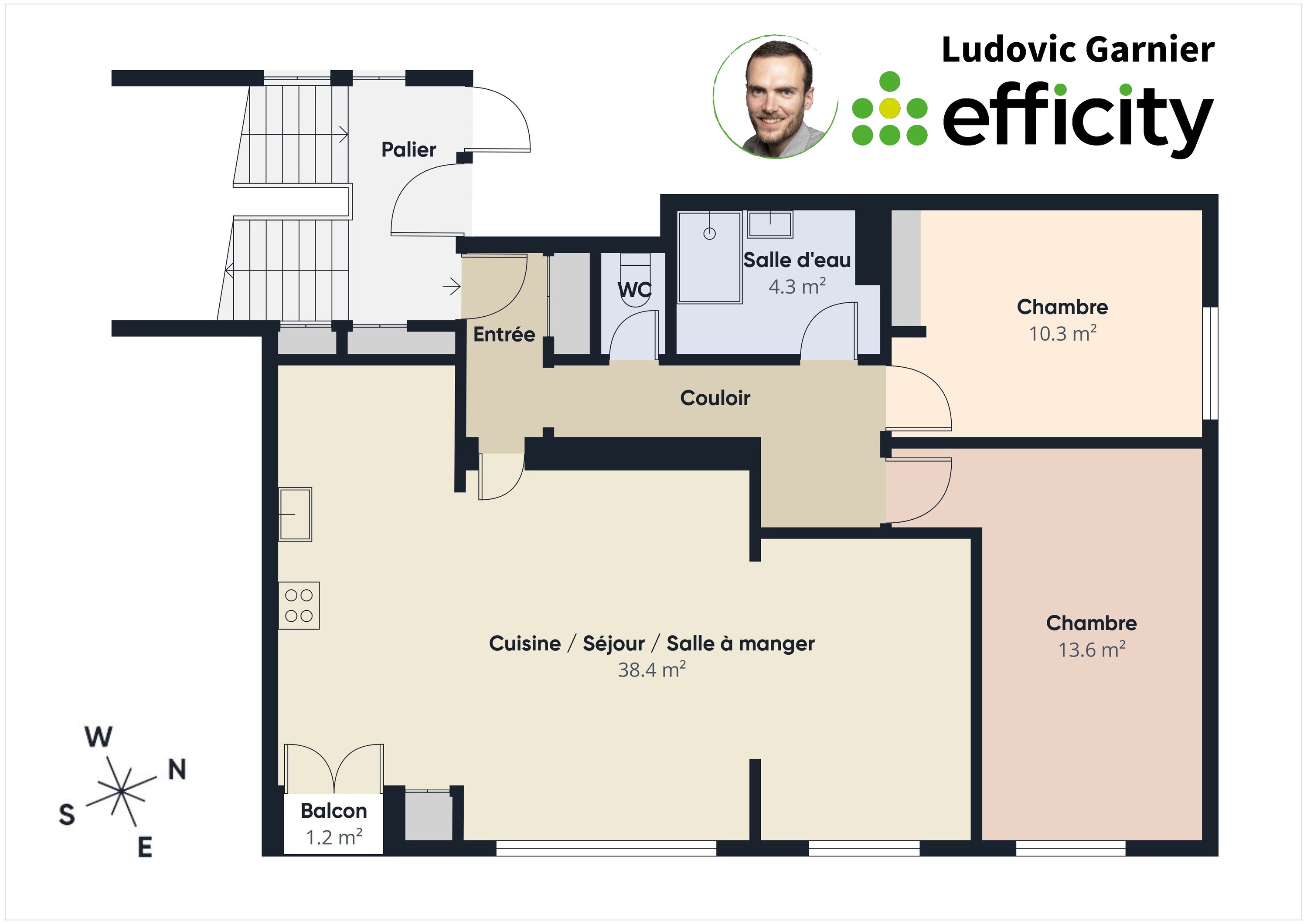 Achat immobilier Appartement 4 pièces  77m2 à Mortain-Bocage (50140) - Photo n°14