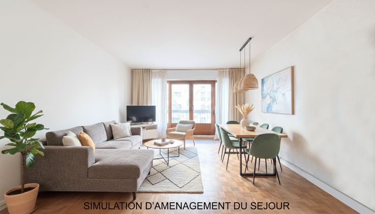 appartement 3 pièces - 71m2 à Paris (75020)