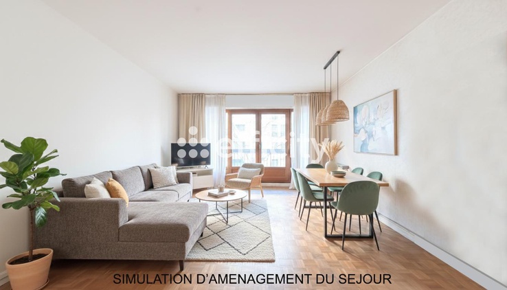 appartement 3 pièces - 71m2 à Paris (75020)