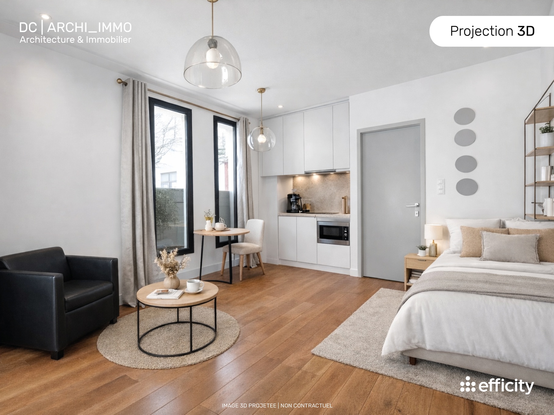 appartement 1 pièces - 22m2 à Bordeaux (33000)