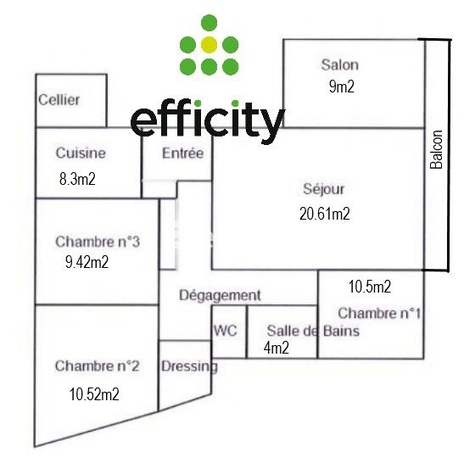 Achat immobilier Appartement 5 pièces  100m2 à Groslay (95410) - Photo n°7