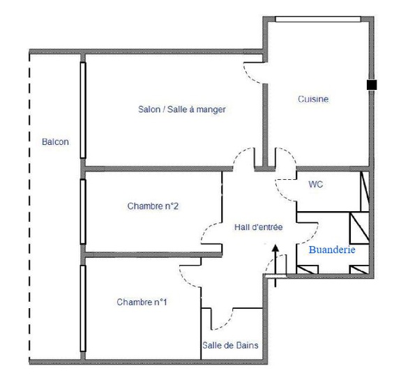 Achat immobilier Appartement 3 pièces  66m2 à Le Péage-de-Roussillon (38550) - Photo n°11