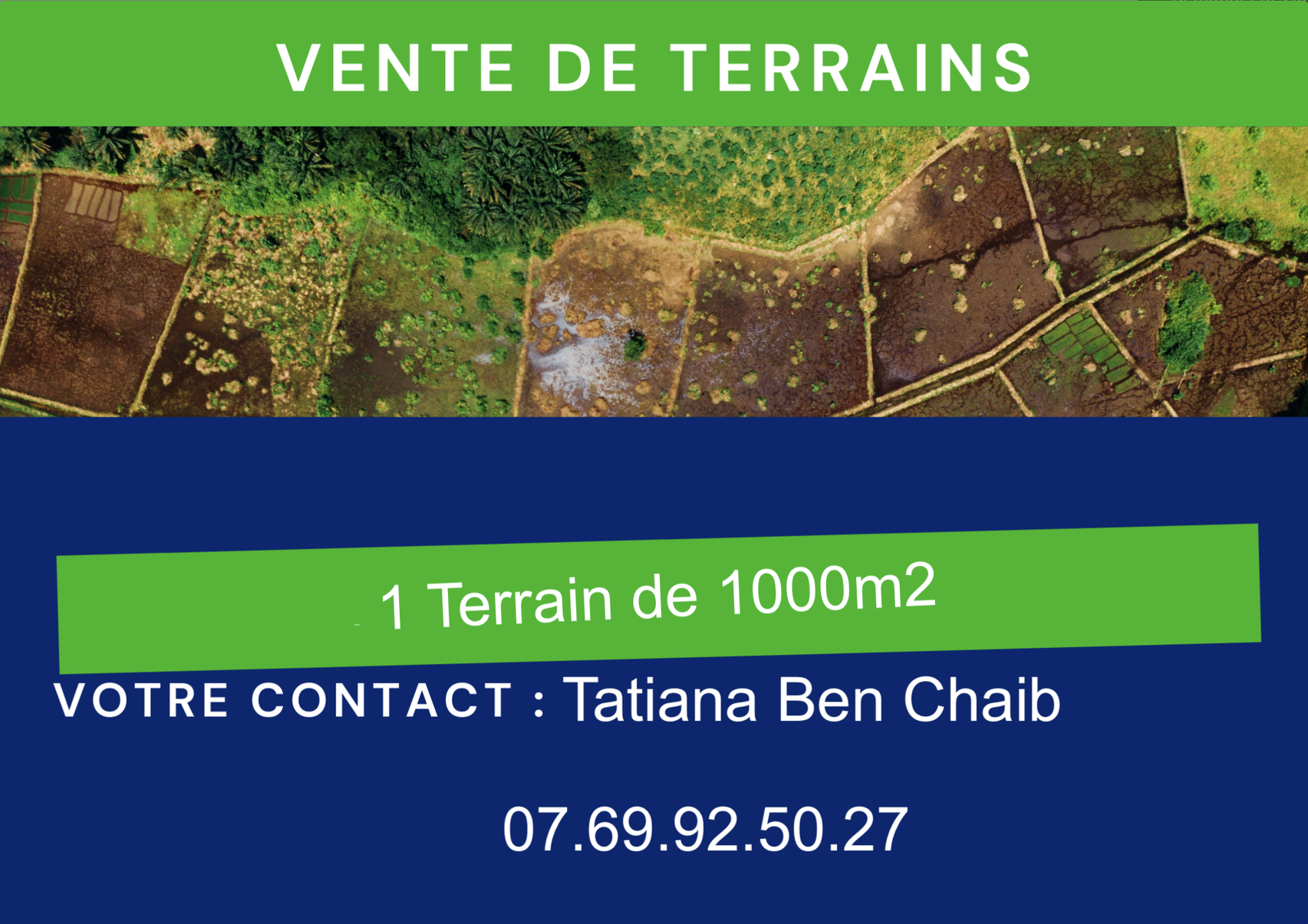 Terrain 1000 m2 sur 1000 m2 de terrain - Agde (34300) Terrain 1000 m2 sur 1000 m2 de terrain - Agde (34300)