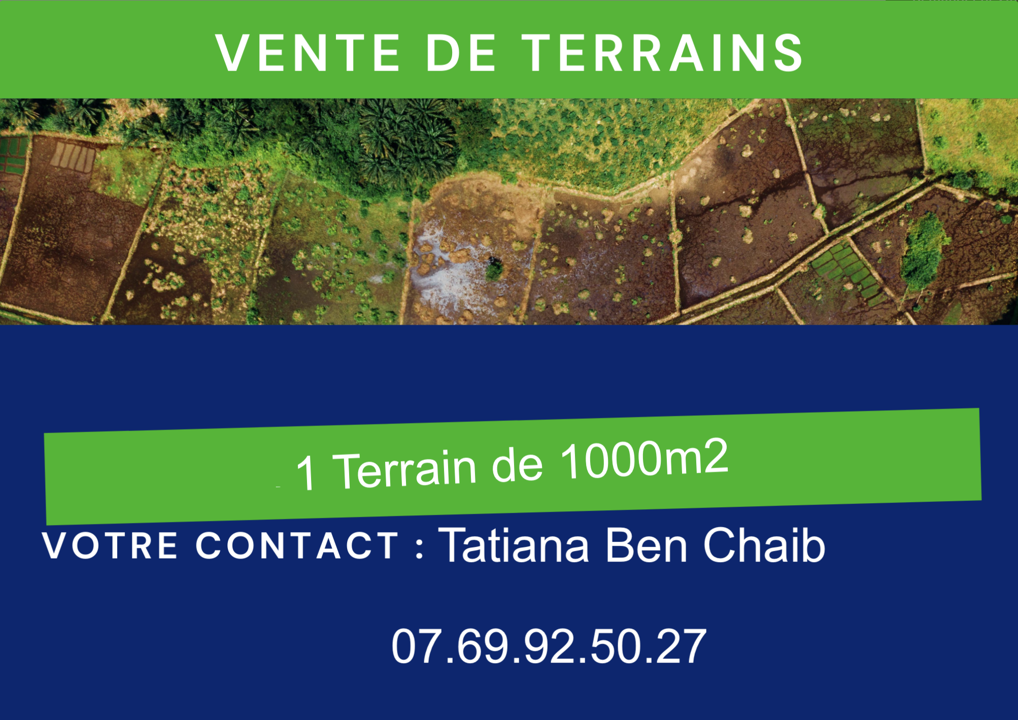 Terrain 1000 m2 sur 1000 m2 de terrain - Agde (34300) Terrain 1000 m2 sur 1000 m2 de terrain - Agde (34300)