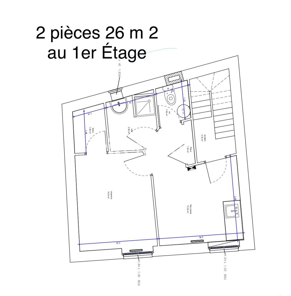Achat immobilier Immeuble 3 pièces  89m2 à Bourges (18000) - Photo n°4