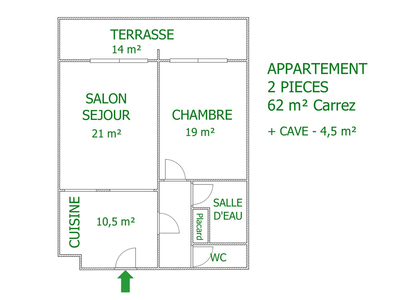 Achat immobilier Appartement 2 pièces  62m2 à Nice (06200) - Photo n°4