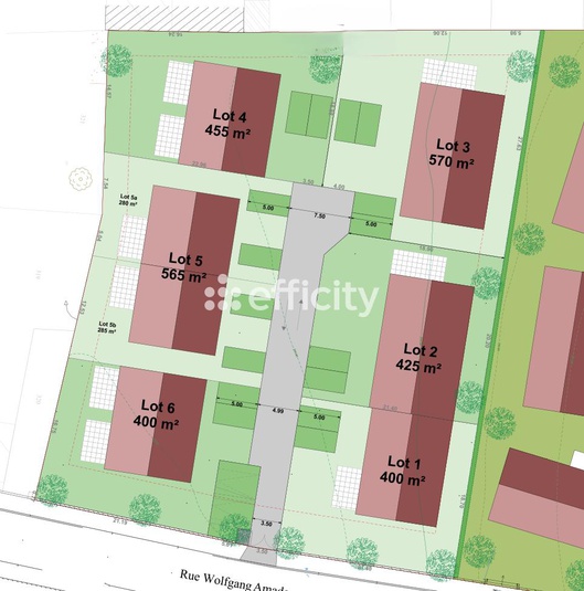 terrain  - 425m2 à Panazol (87350)