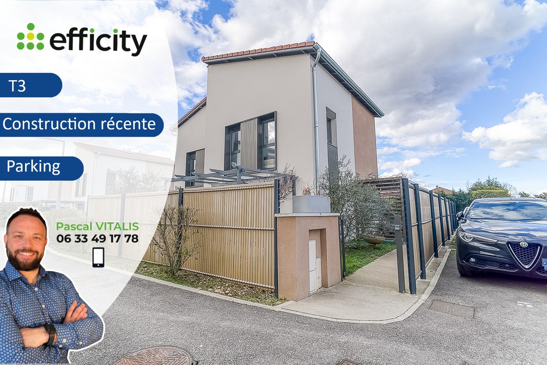 maison 3 pièces - 60m2 à Millery (69390)