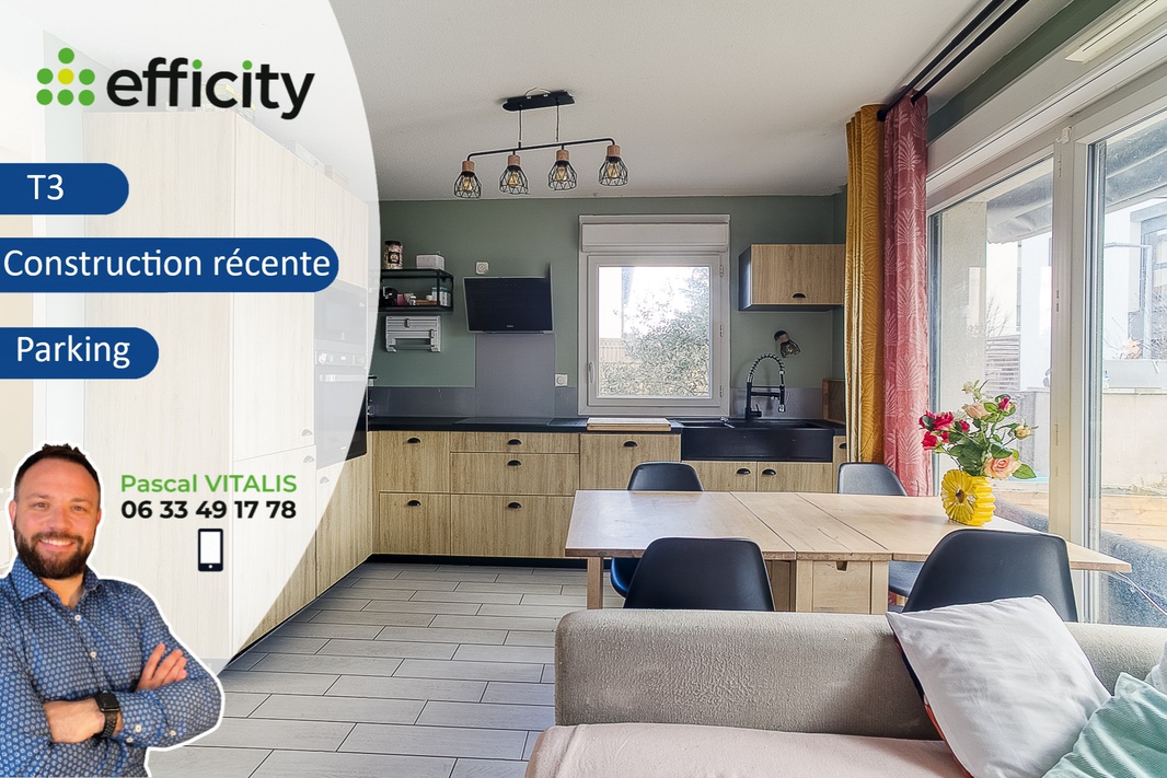 maison 3 pièces - 60,0m2 à Millery (69390)