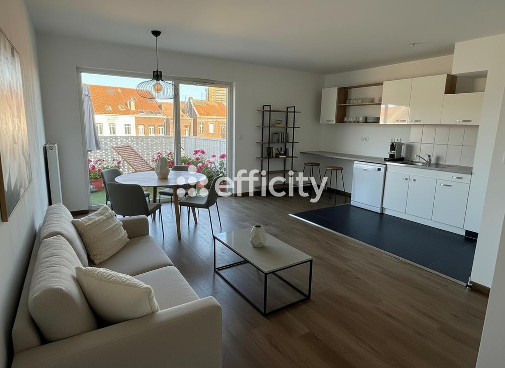 Achat immobilier Appartement 3 pièces  61m2 à Roubaix (59100) - Photo n°1