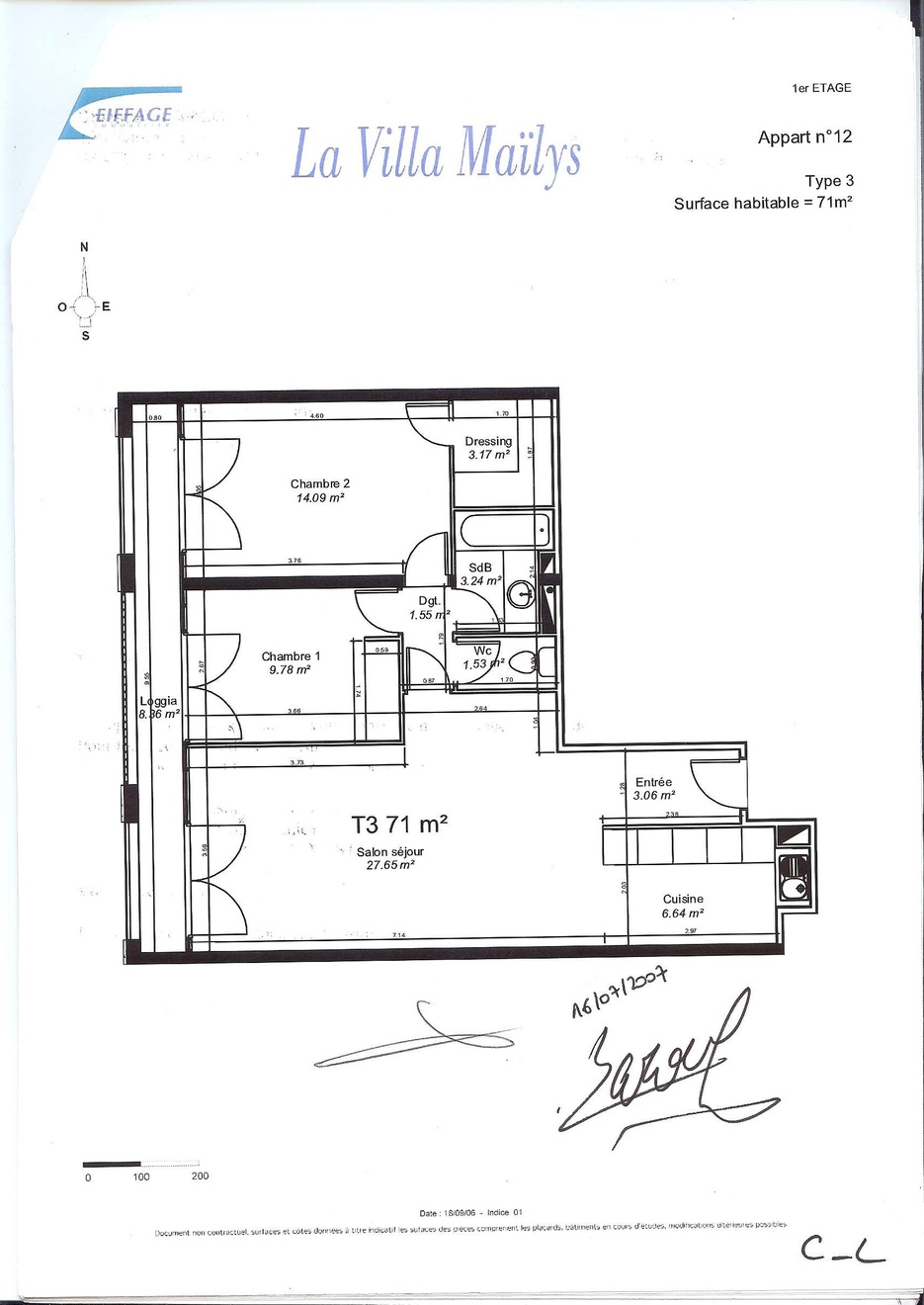 appartement 3 pièces - 70m2 à Arcachon (33120)