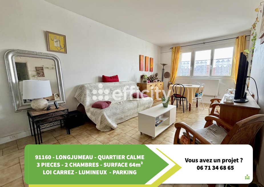 appartement 3 pièces - 64m2 à Longjumeau (91160)