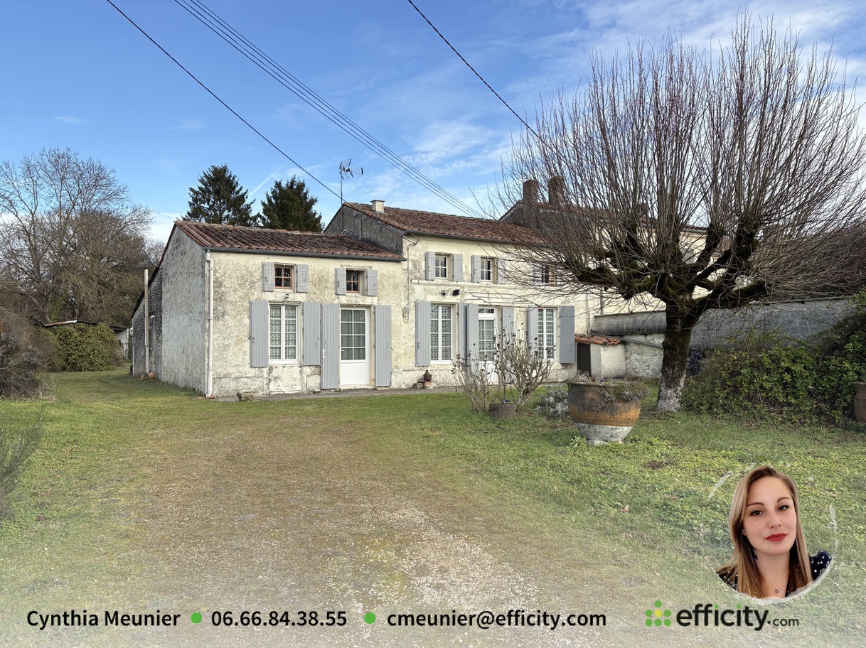 Achat immobilier Maison 5 pièces  160m2 à Thors (17160) - Photo n°1