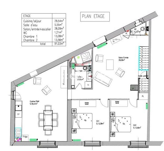 Achat immobilier Immeuble   172m2 à Saint-Cyr-sur-Loire (37540) - Photo n°11