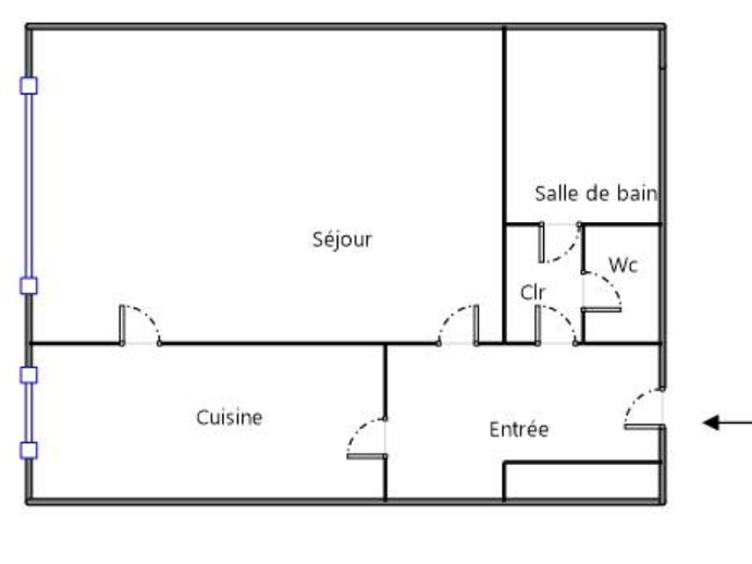 Achat immobilier Appartement 1 pièces  45m2 à Toulouse (31000) - Photo n°5
