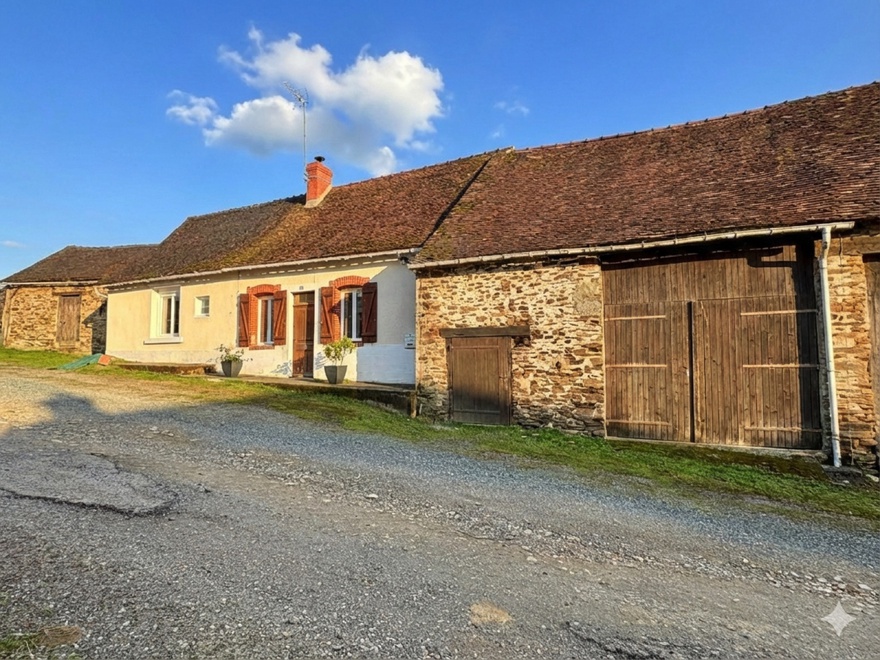 maison 3 pièces - 91m2 à Parnac (36170)
