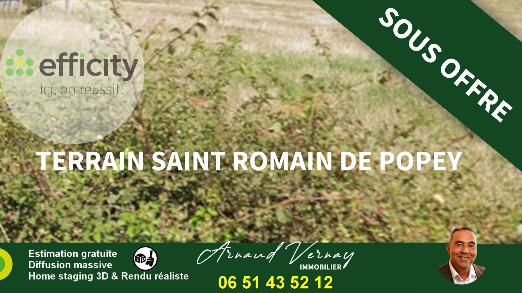terrain  - 385m2 à Saint-Romain-de-Popey (69490)