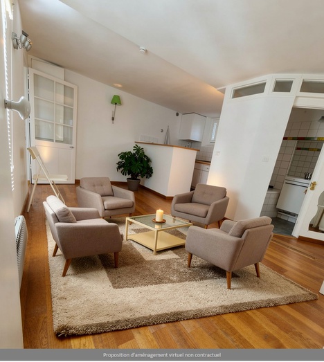 appartement 3 pièces - 40m2 à Paris (75003)