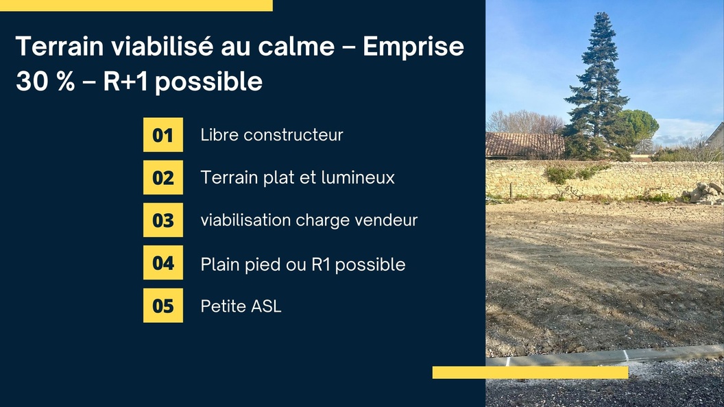 terrain  - 241m2 à Mallemort (13370)