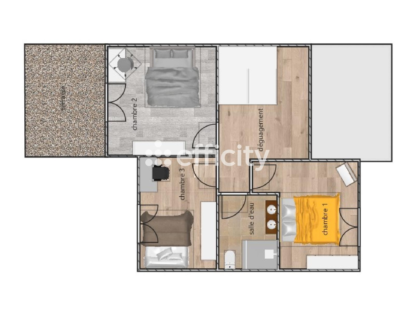 Achat immobilier Maison 5 pièces  104m2 à Cergy (95000) - Photo n°12