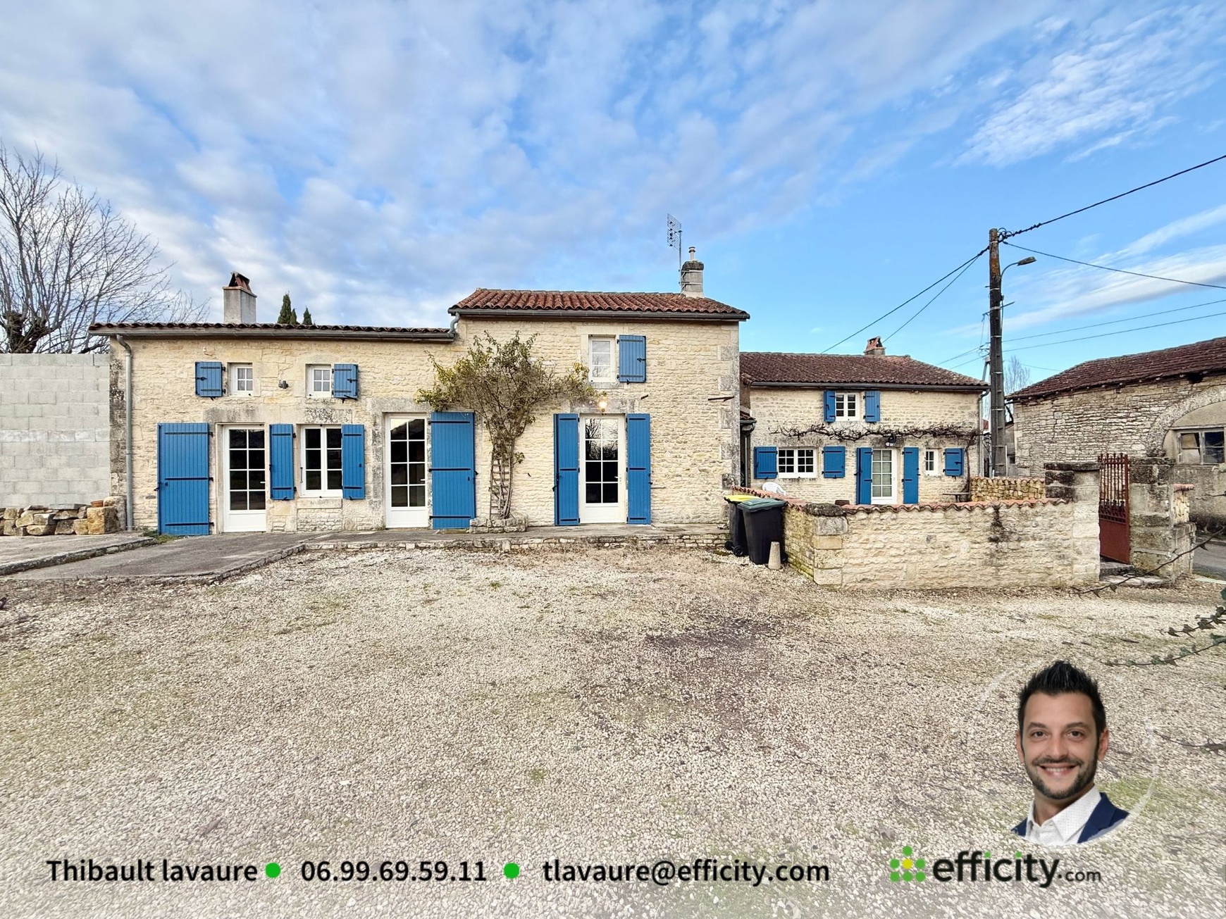 Achat immobilier Maison 6 pièces  158m2 à Ruffec (16700) - Photo n°1