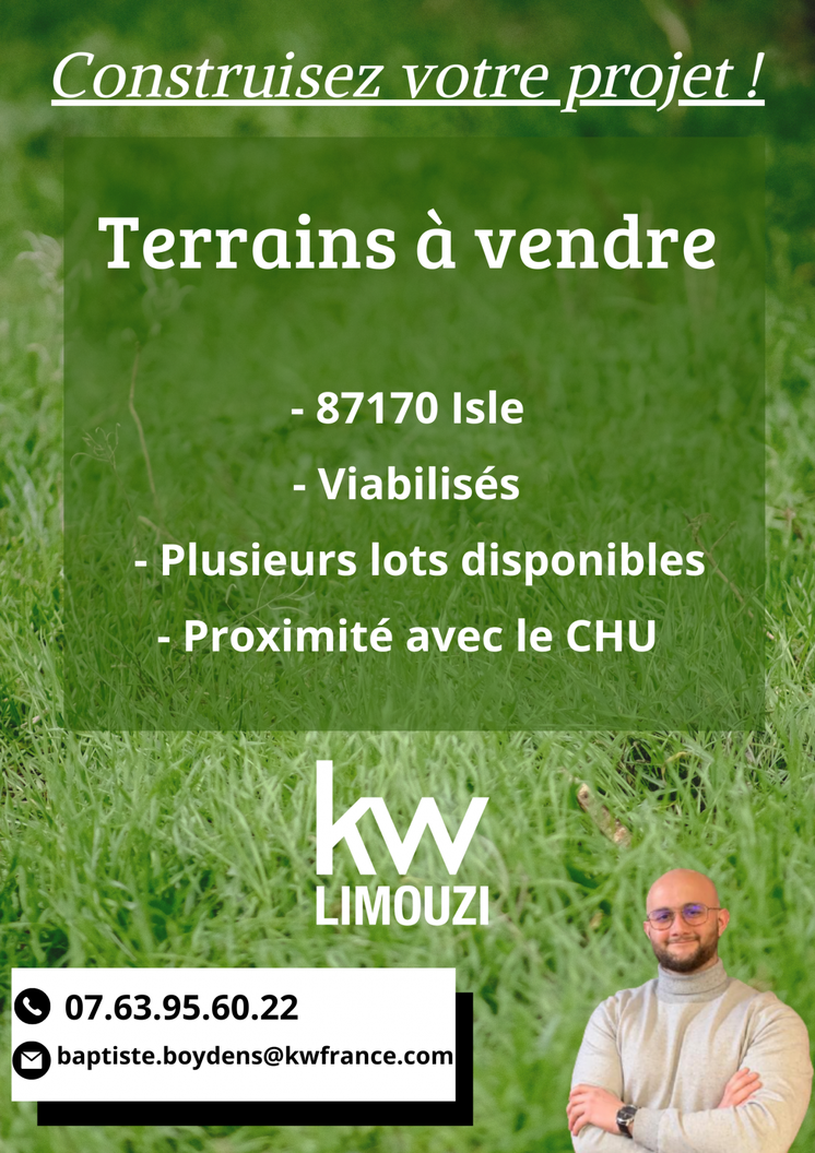 terrain  - 591m2 à Isle (87170)