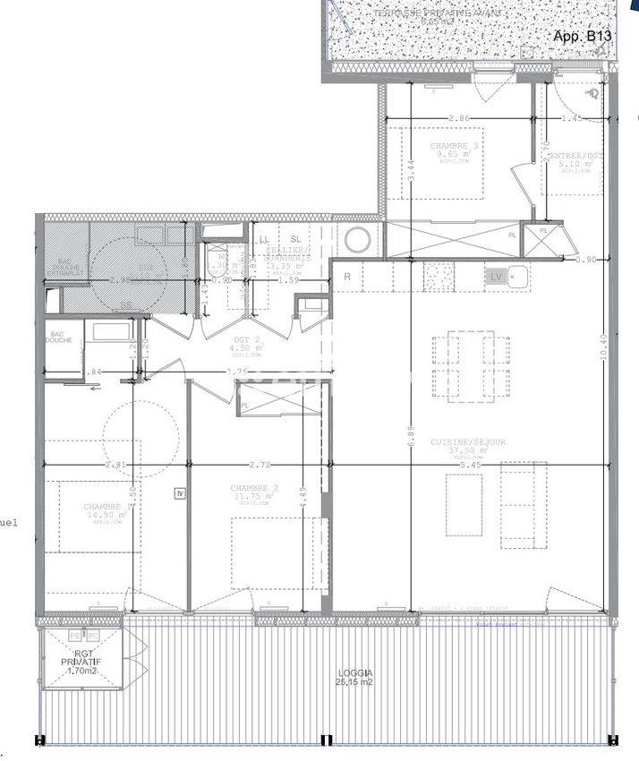 Achat immobilier Appartement 4 pièces  93m2 à Ondres (40440) - Photo n°9