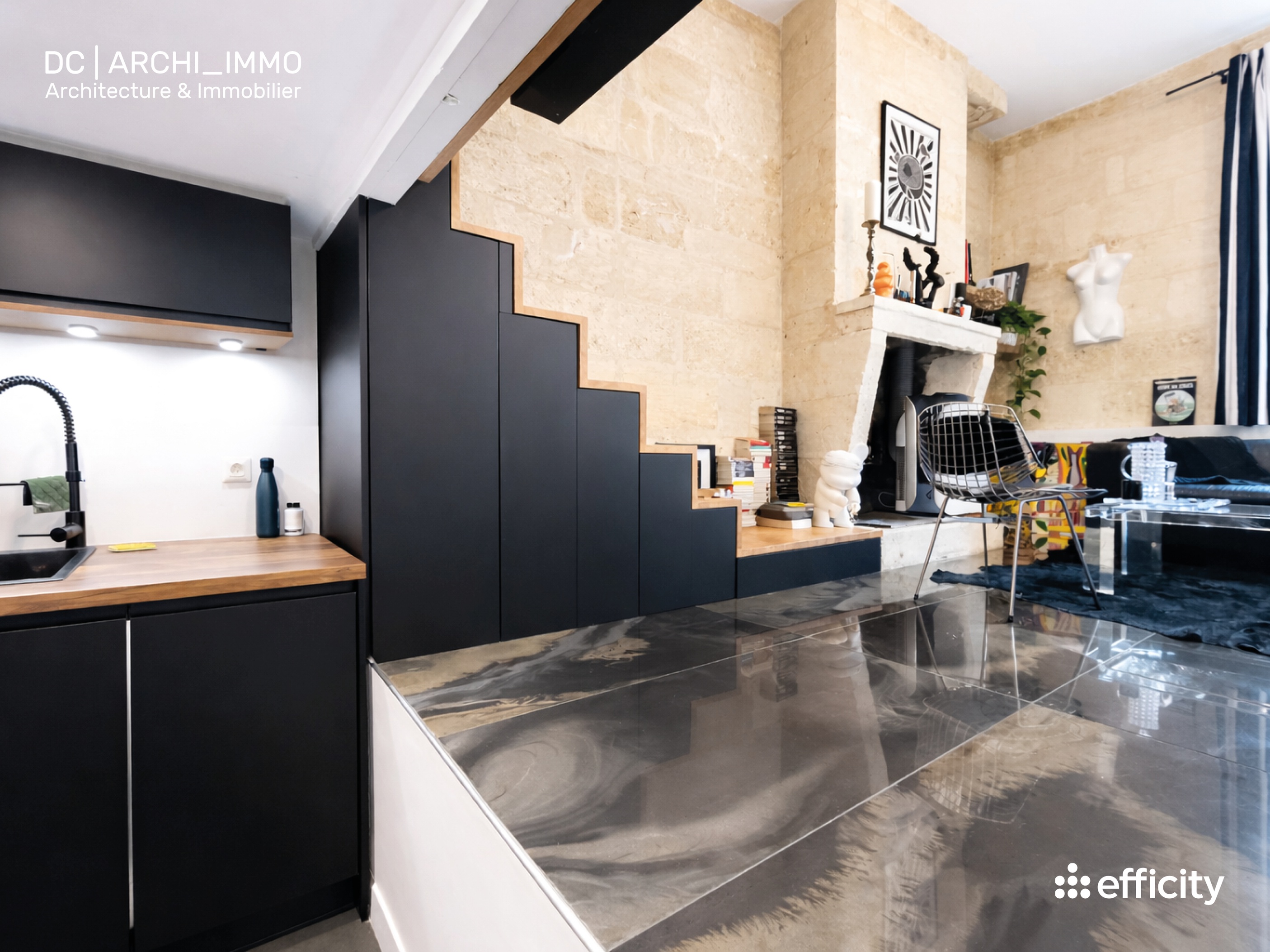 Achat immobilier Appartement 2 pièces  46m2 à Bordeaux (33300) - Photo n°9