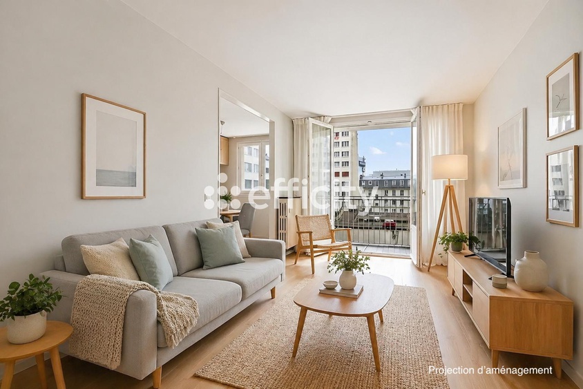 appartement 3 pièces - 55,0m2 à Paris (75020)