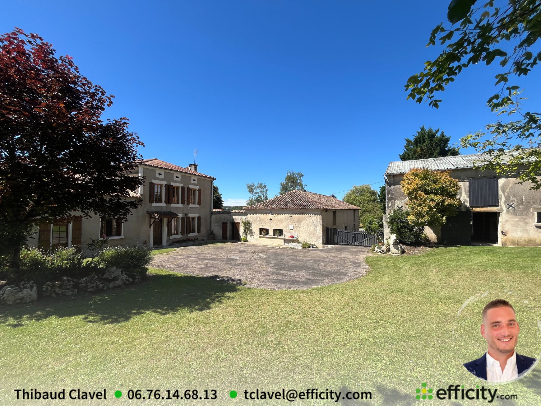 Achat immobilier Maison 6 pièces  208m2 à Magnac-lès-Gardes (16320) - Photo n°1