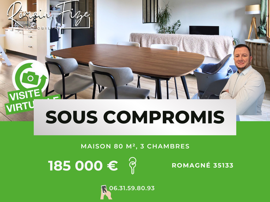 maison 4 pièces - 78m2 à Romagné (35133)