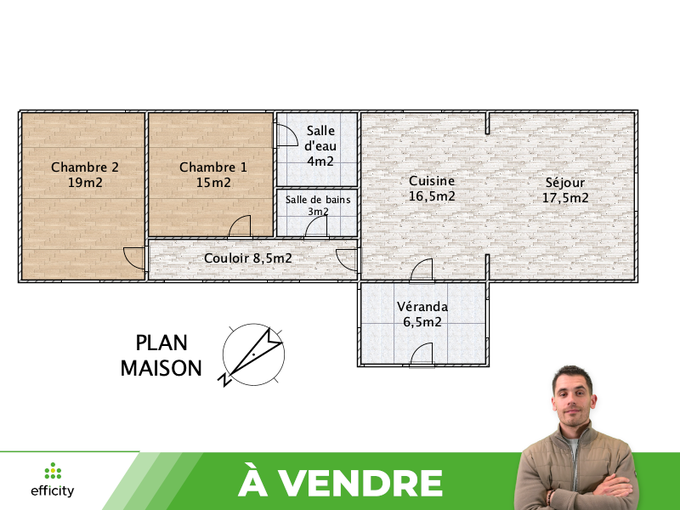 Achat immobilier Maison 4 pièces  90m2 à Martizay (36220) - Photo n°18