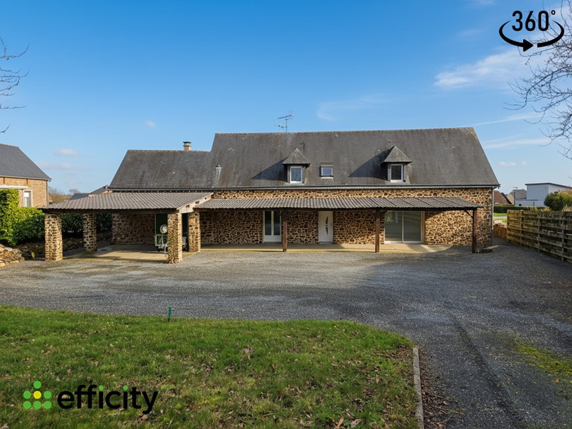 Achat immobilier Maison 6 pièces  169m2 à Saint-Jean-sur-Mayenne (53240) - Photo n°1