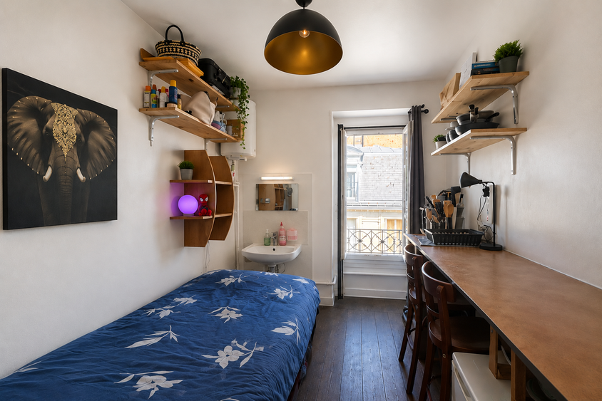 appartement 1 pièces - 9,0m2 à Paris (75017)
