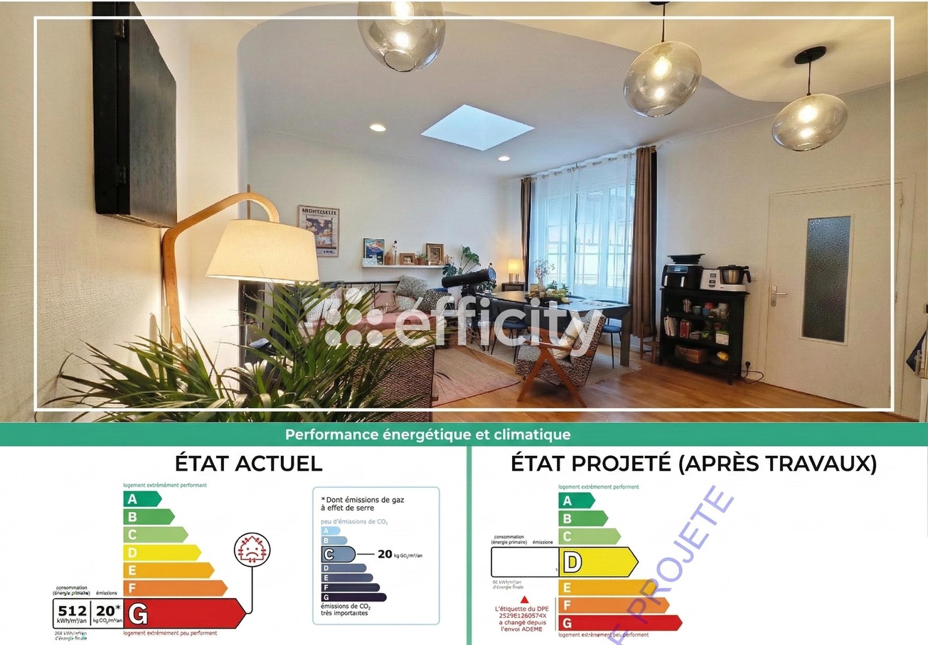 appartement 3 pièces - 59m2 à Quimper (29000)
