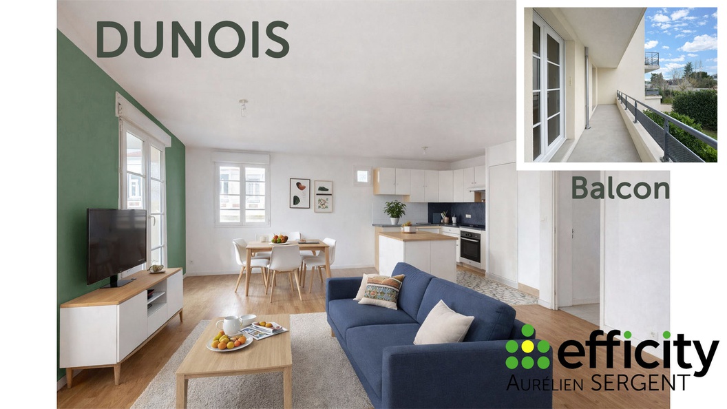 appartement 3 pièces - 70m2 à Orléans (45000)