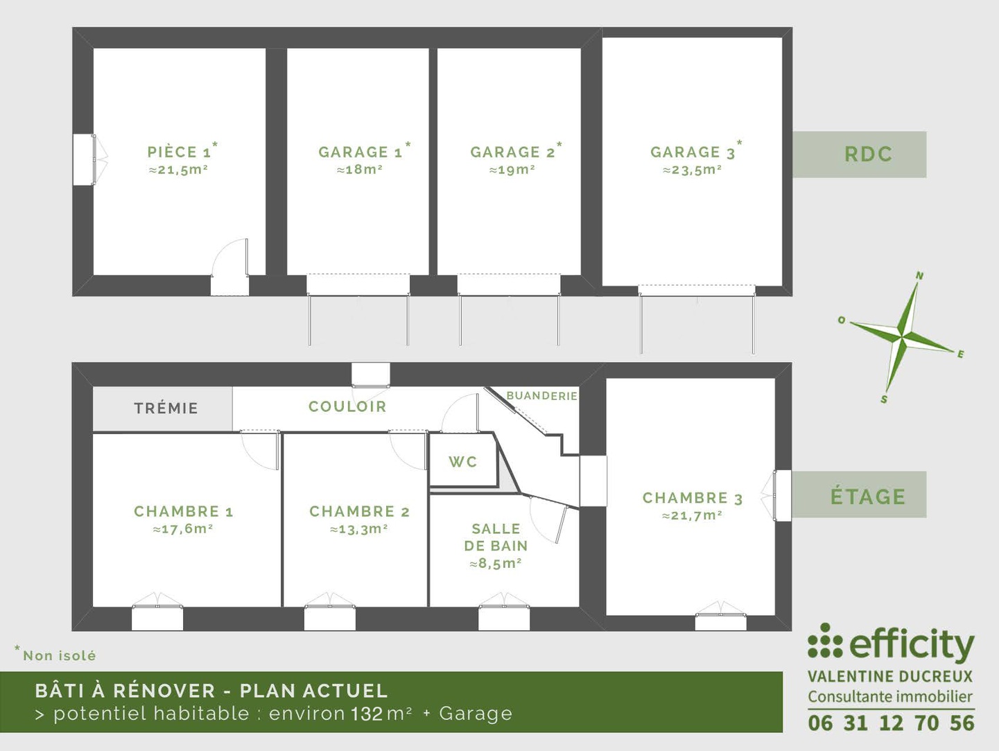 Achat immobilier Maison 6 pièces  164m2 à Chazelles-sur-Lyon (42140) - Photo n°19