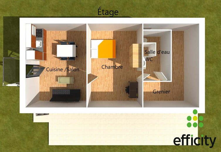 Achat immobilier Maison 6 pièces  76m2 à Chantepie (35135) - Photo n°6