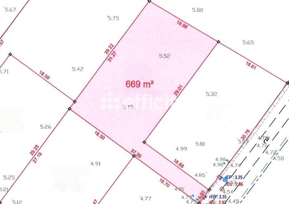 terrain  - 669,0m2 à Talmont-Saint-Hilaire (85440)