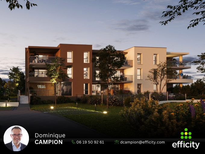 Achat immobilier Appartement 3 pièces  67m2 à Domène (38420) - Photo n°1