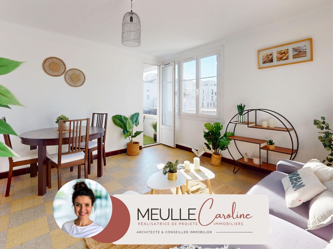 appartement 3 pièces - 54m2 à Lyon (69008)